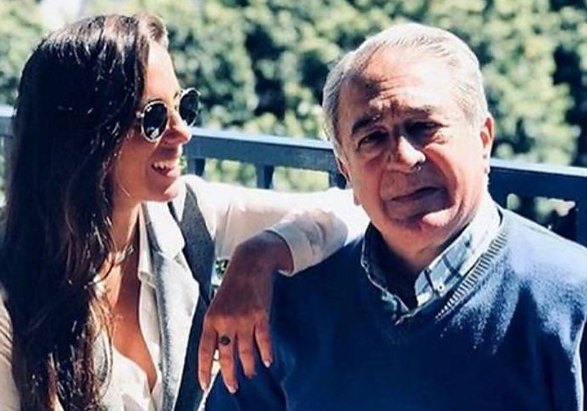Anabel Pantoja y su padre Bernardo