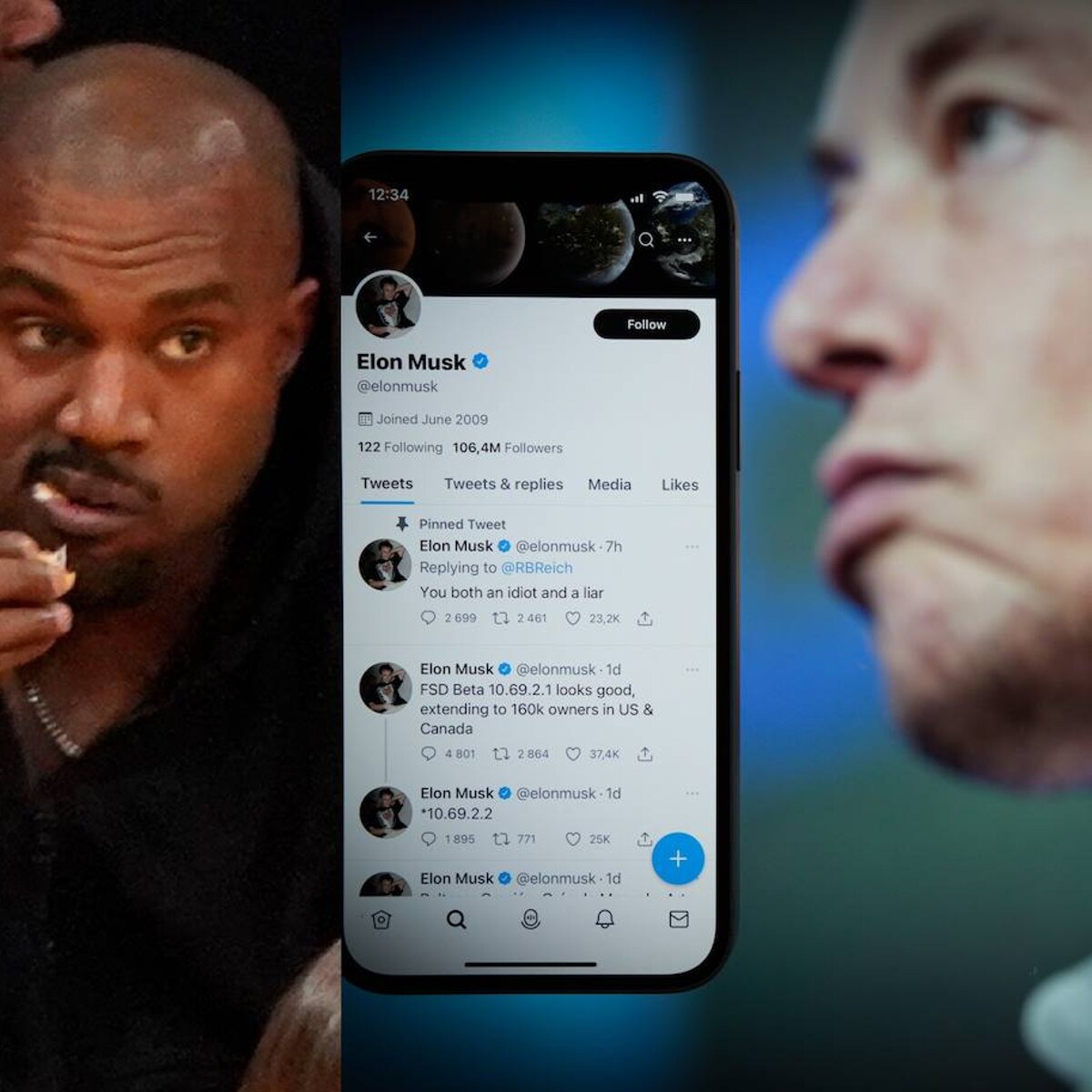 El ataque racista de Kanye West a Elon Musk tras expulsarle de Twitter