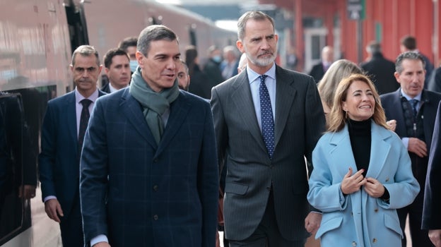 Pedro Sánchez y el rey Felipe VI