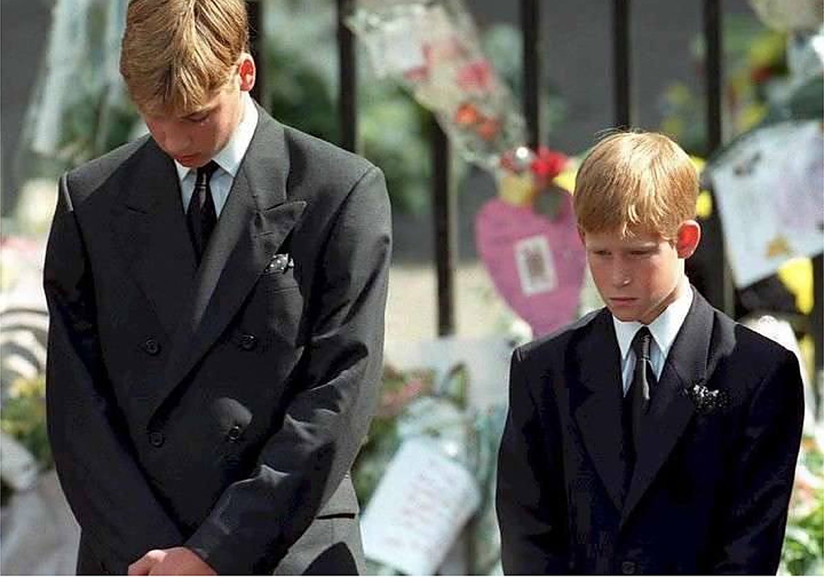 El príncipe Guillermo y el príncipe Harry