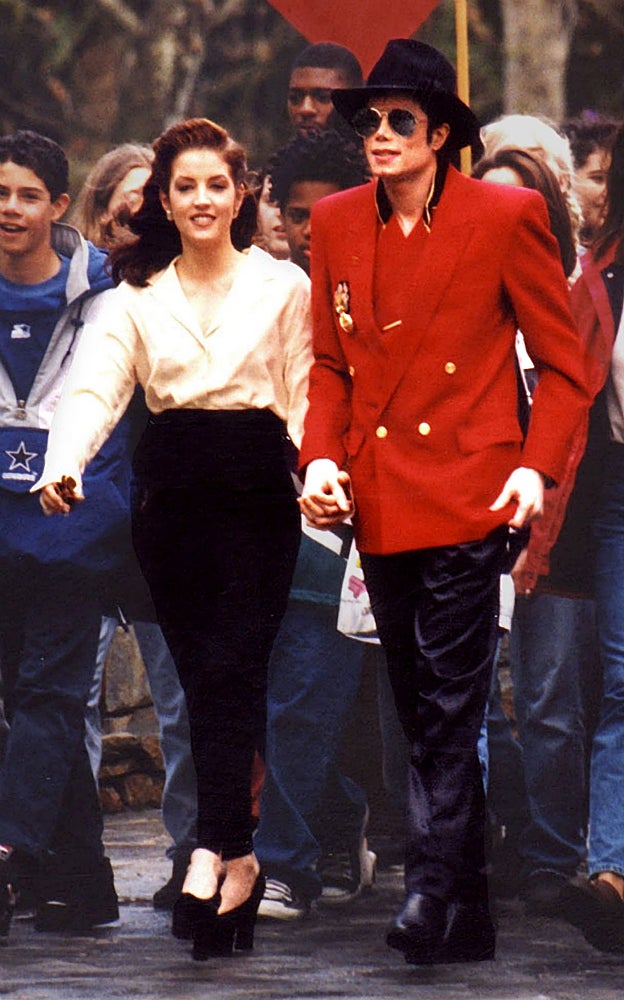 Lisa Marie y Michal Jackson