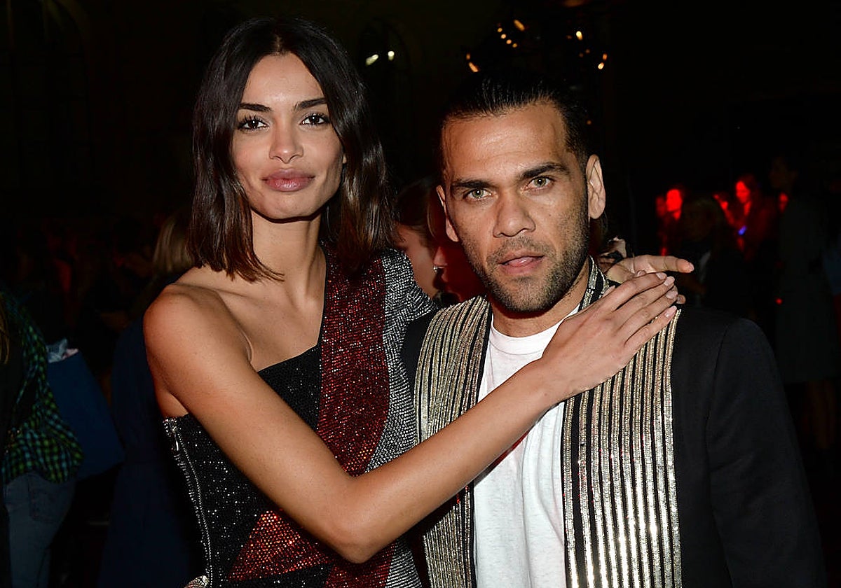 Dani Alves y su mujer Joana