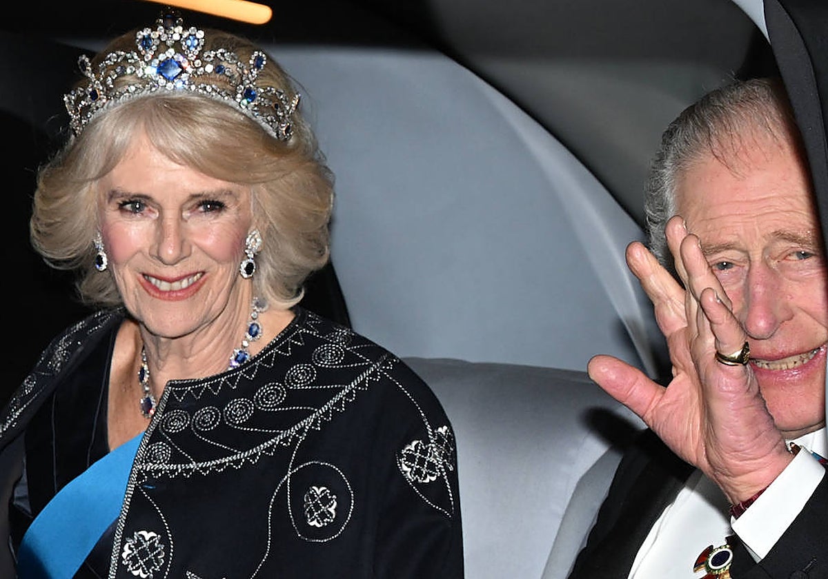 El Rey Carlos y la Reina consorte Camilla