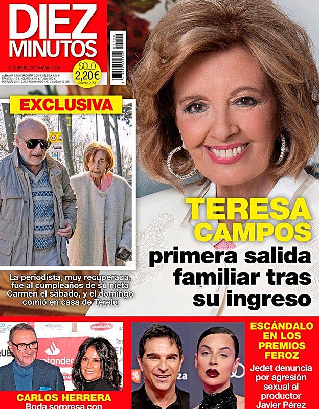 Esta semana las revistas se centran en tres bodas: la de Marc Anthony, Carlos Herrera y Tamara Falcó