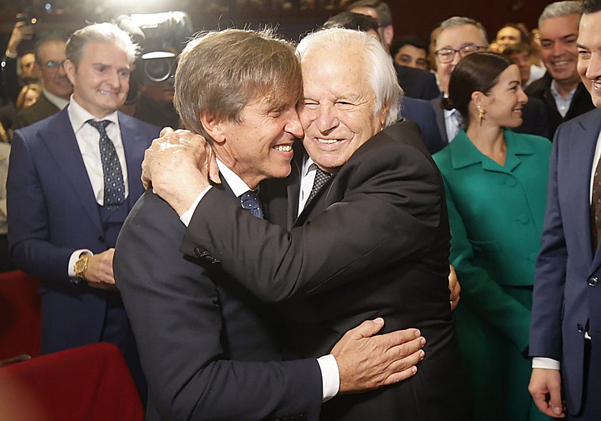 Manuel Díaz 'El Cordobés' y su padre Manuel Benítez