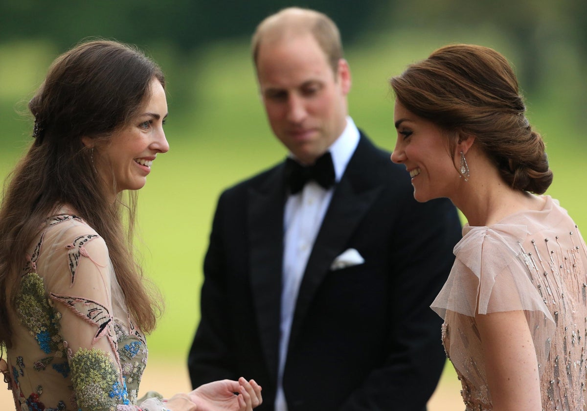 Rose Hanbury, el príncipe Guillermo y Kate Middleton