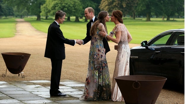 David Rocksavage, el príncipe Guillermo, Rose Hanbury y Kate Middleton