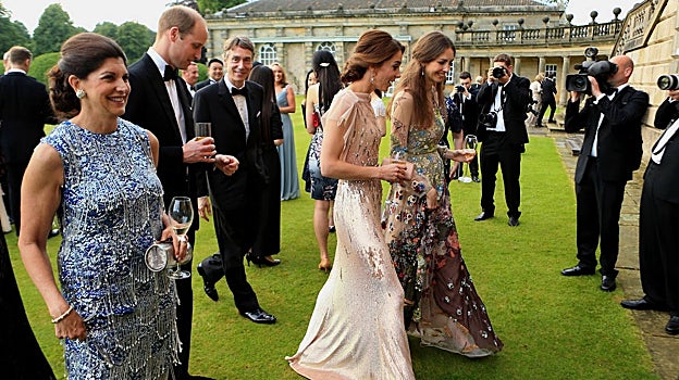 Los duques de Cambridge junto al matrimonio Rocksavage