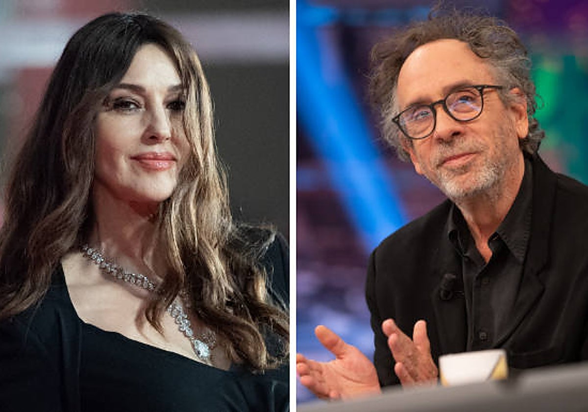 Monica Bellucci y Tim Burton