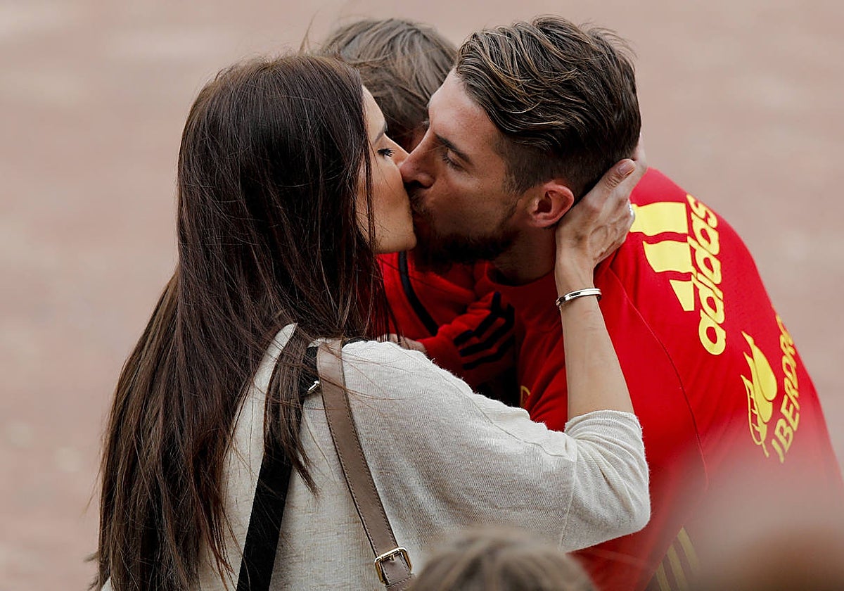 Sergio Ramos y Pilar Rubio