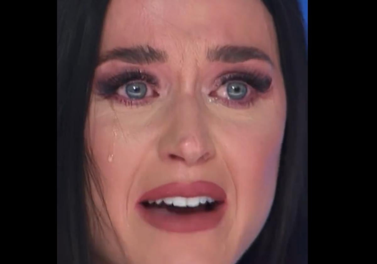 Katy Perry, durante su discurso