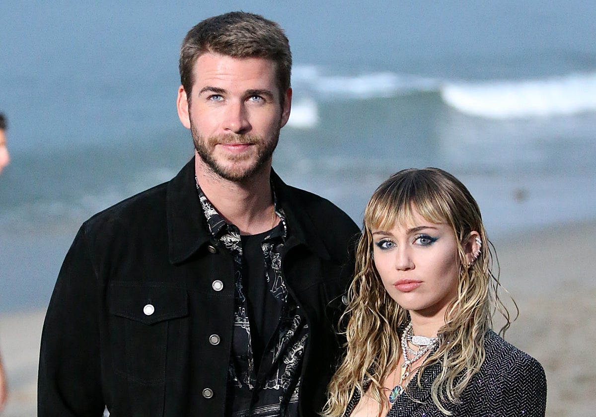 Liam Hemsworth y Miley Cyrus