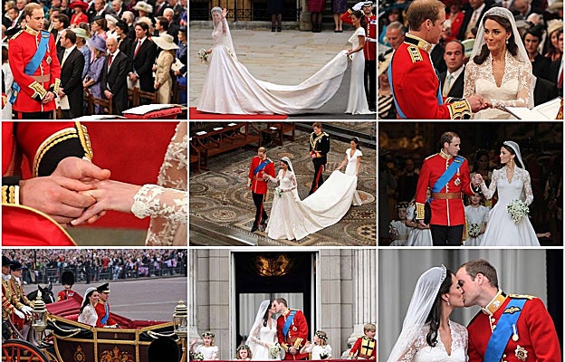 Algunas imágenes de la boda del Príncipe Guillermo y Catalina de Cambridge