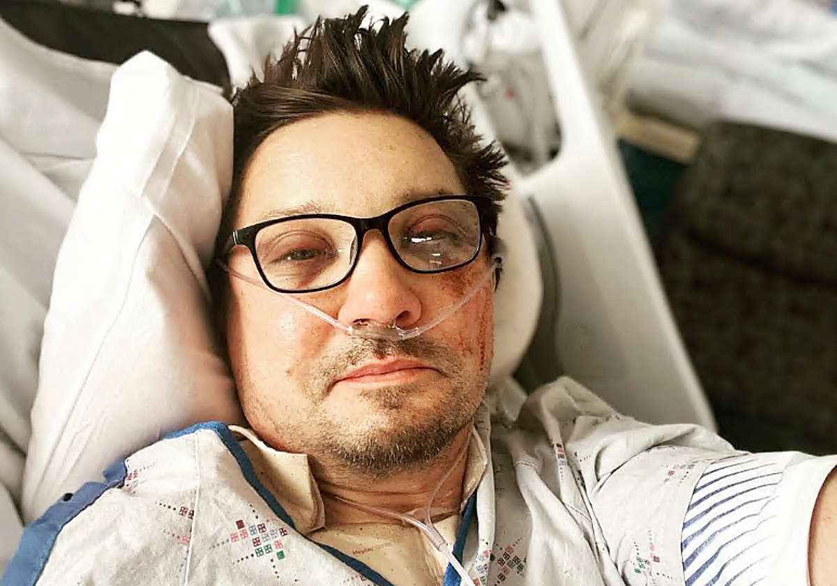 Jeremy Renner en el hospital