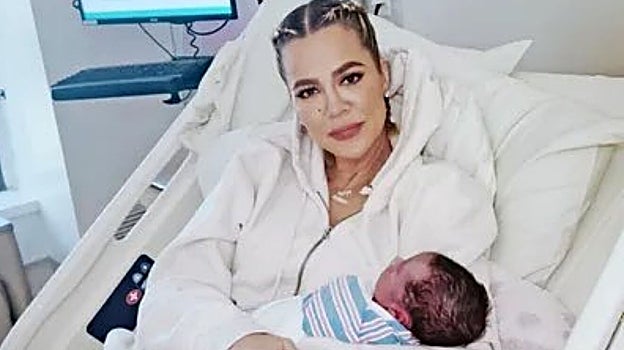 Khloe Kardashian con su hijo menor
