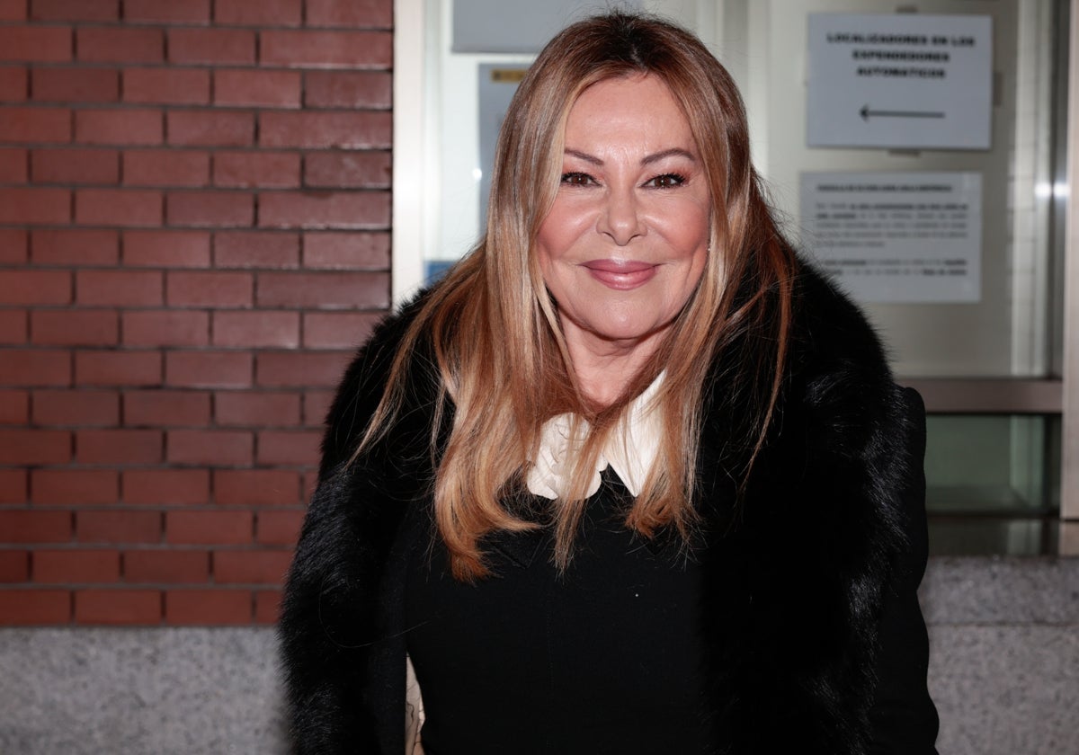 Ana Obregón en un evento en Madrid