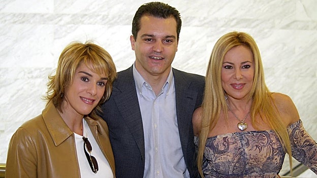 Anabel Alonso, Ramón García y Ana Obregón en la presentación de la gala de los Premios Academia TV