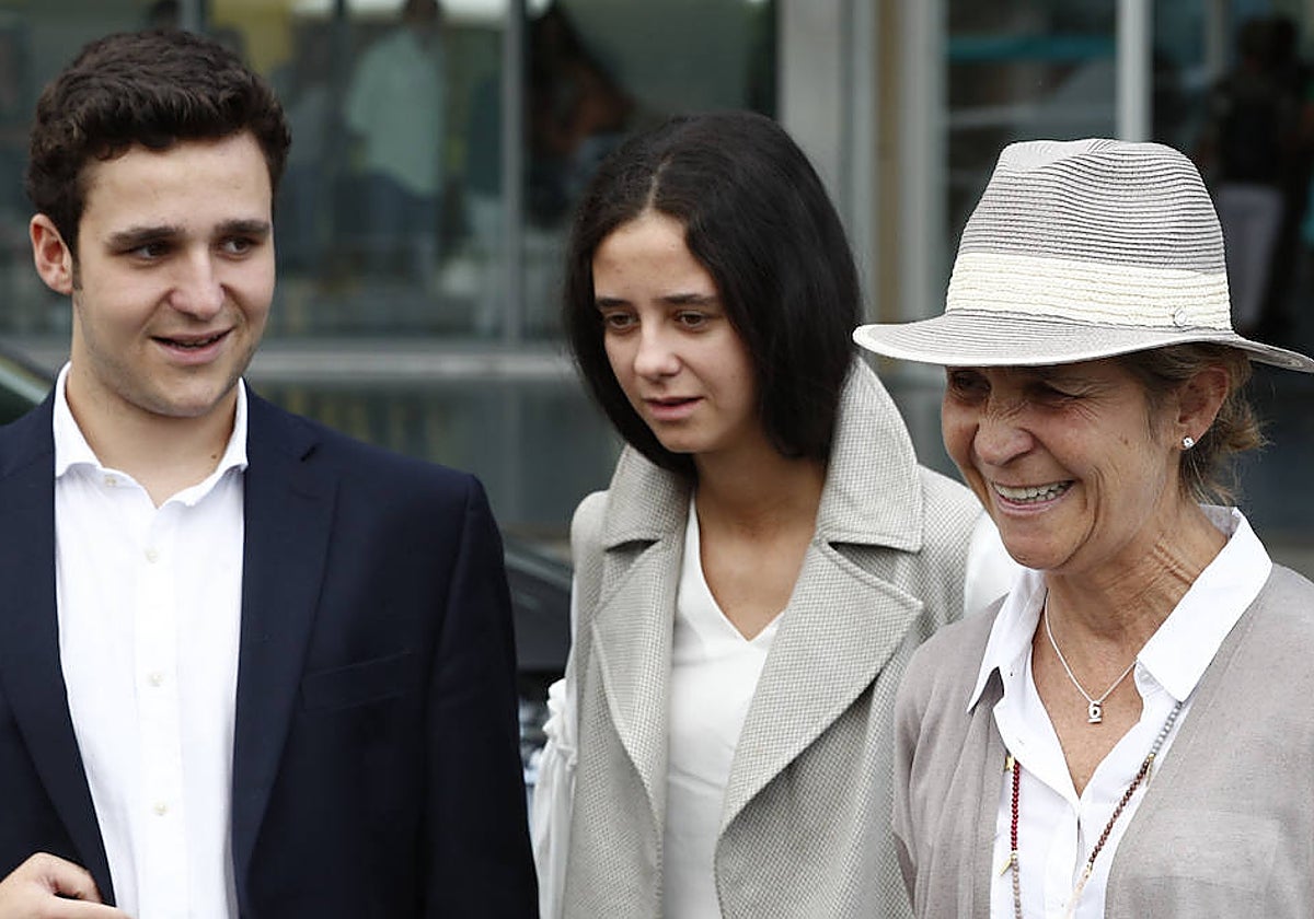 Froilán, Victoria Federica y la Infanta Elena