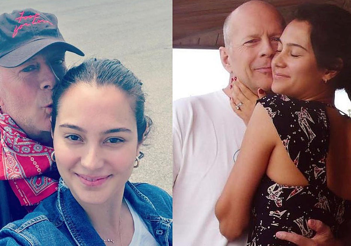 Bruce Willis con su mujer Emma