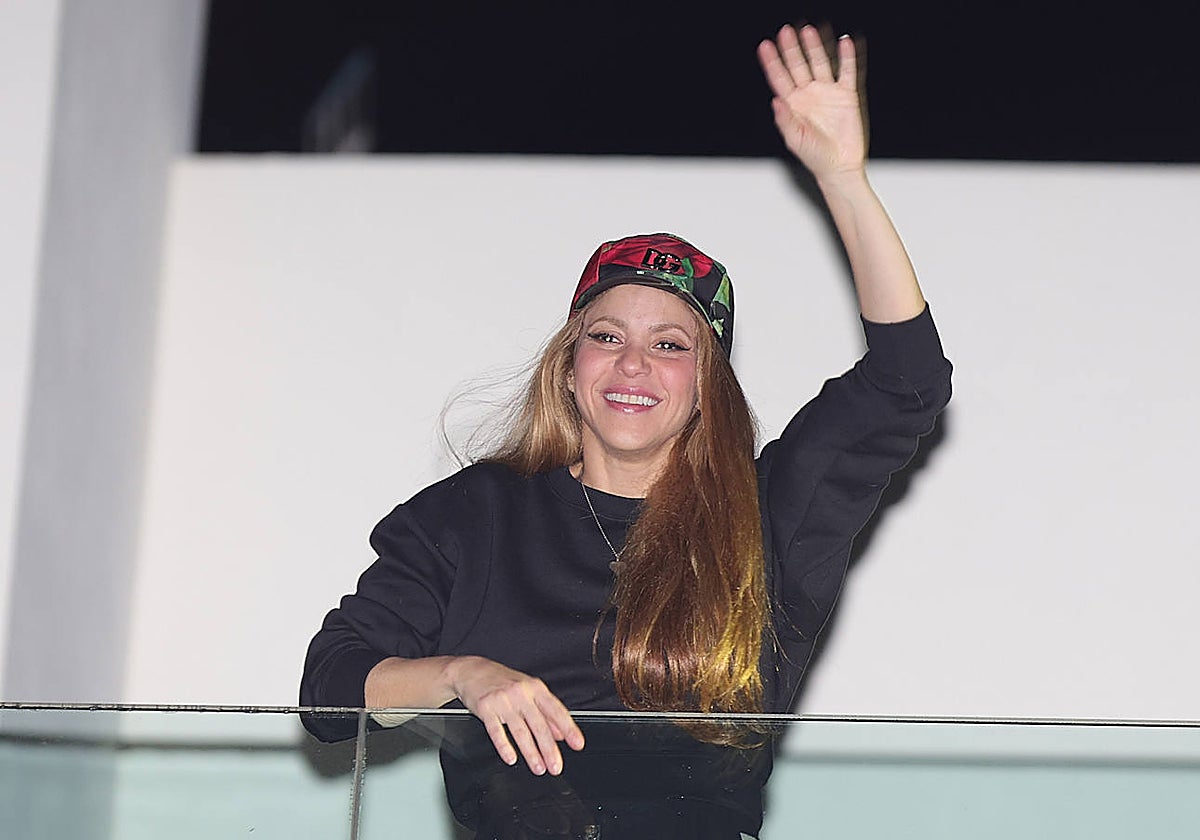 Shakira en su residencia de Barcelona