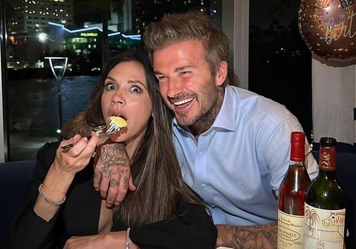 David Beckham y Victoria en la celebración del 49 cumpleaños de la diseñadora