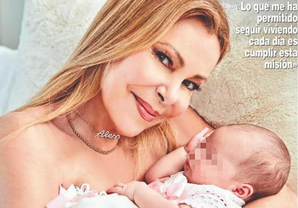 La prenda Real que Ana Obregón ha pedido a Alessandro Lequio para el bautizo de su nieta