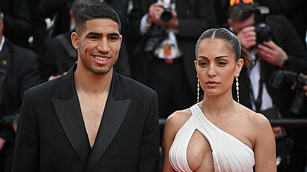 La modelo y el futbolista