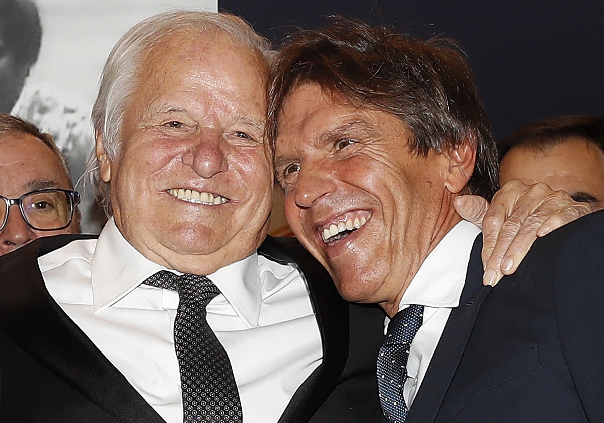 Manuel Díaz 'El Cordobés' y su padre Manuel Benítez