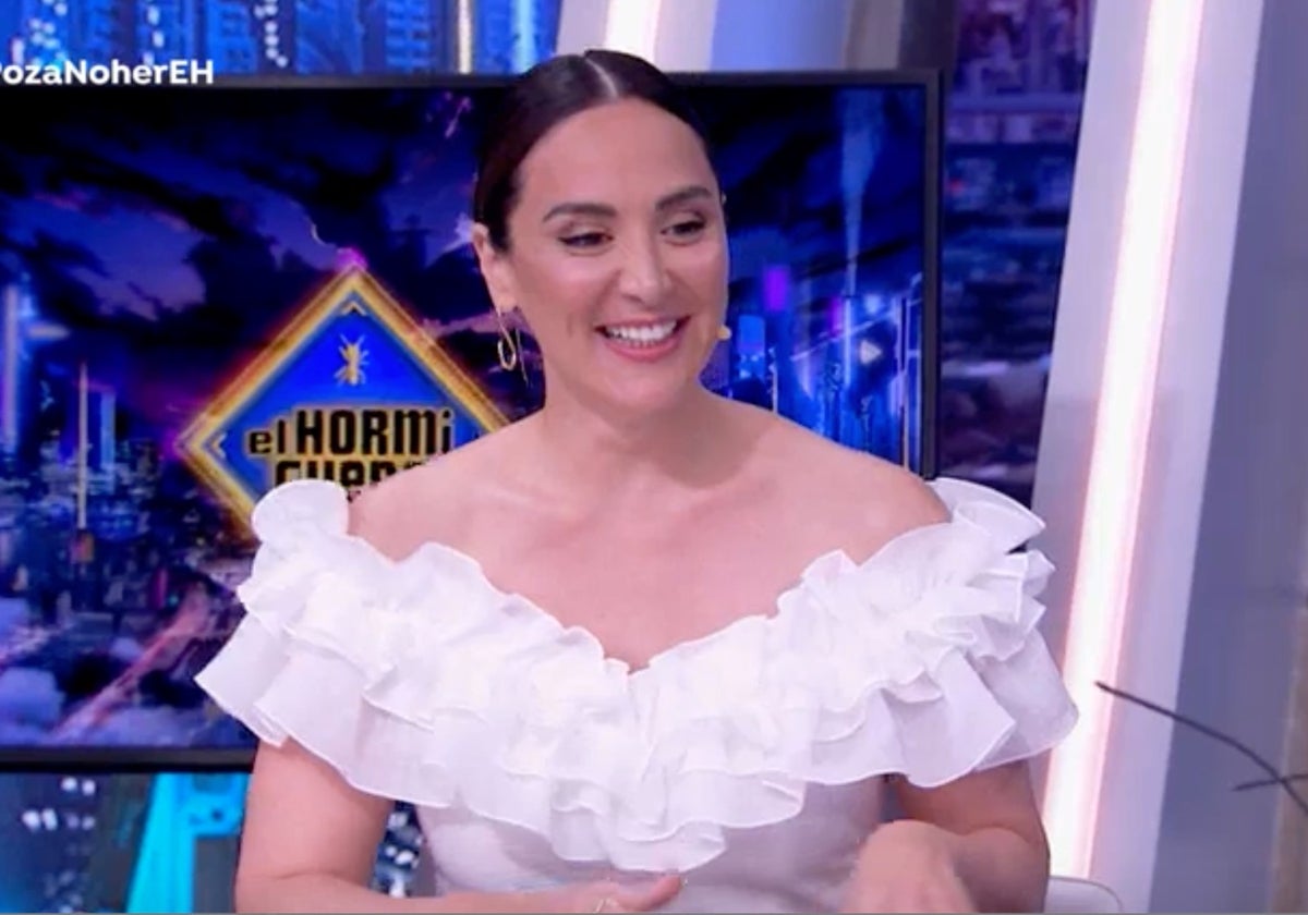 Tamara Falcó estuvo este jueves de colaboradora en 'El Hormiguero'.