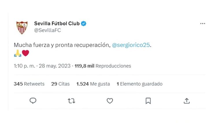 Sergio Rico, ingresado en estado grave tras caerse de un caballo en El Rocío