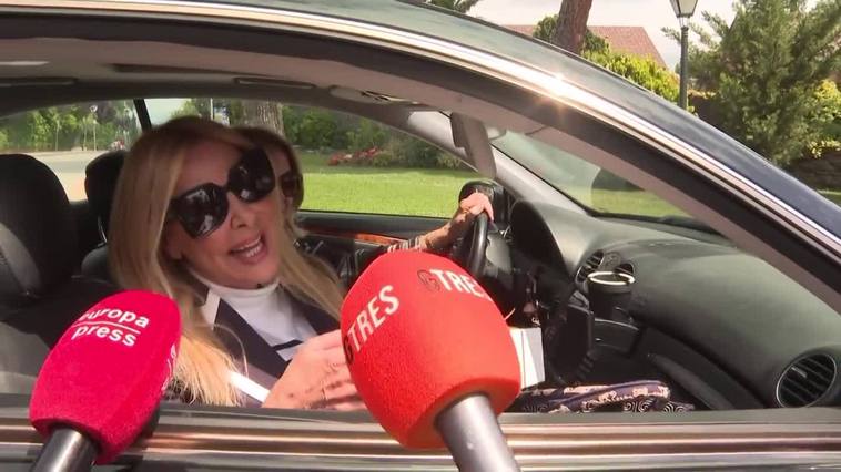 Primeras declaraciones de Ana Obregón tras su llegada a España con su nieta