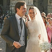 Cuatro vestidos y una emblemática basílica francesa: así fue la espectacular boda del hijo de Rosa Clará