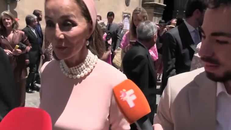 Isabel Preysler y Alfonso Díez pasan la noche en el mismo hotel tras coincidir en una boda