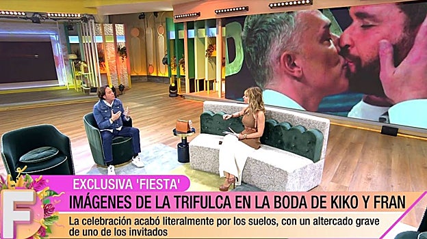 Pipi Estrada y Emma García comentando la boda de Kiko Hernández y Fran Antón