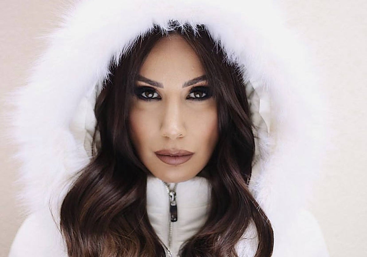 Fani Carbajo en una sesión fotográfica