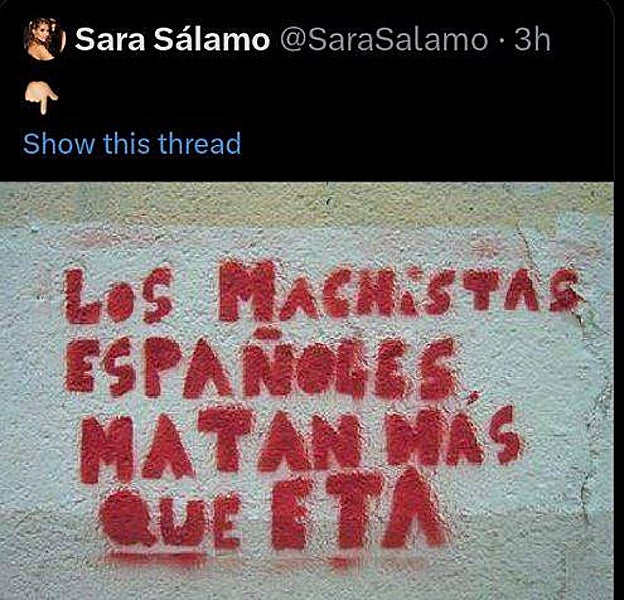 Sara Sálamo pide perdón y elimina su polémica publicación tras recibir «amenazas e insultos»