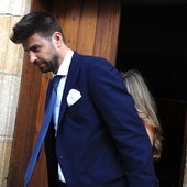 Clara Chía y Gerard Piqué protagonistas de la boda de Marc Piqué