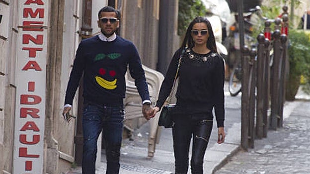 Joana Sanz y Dani Alves