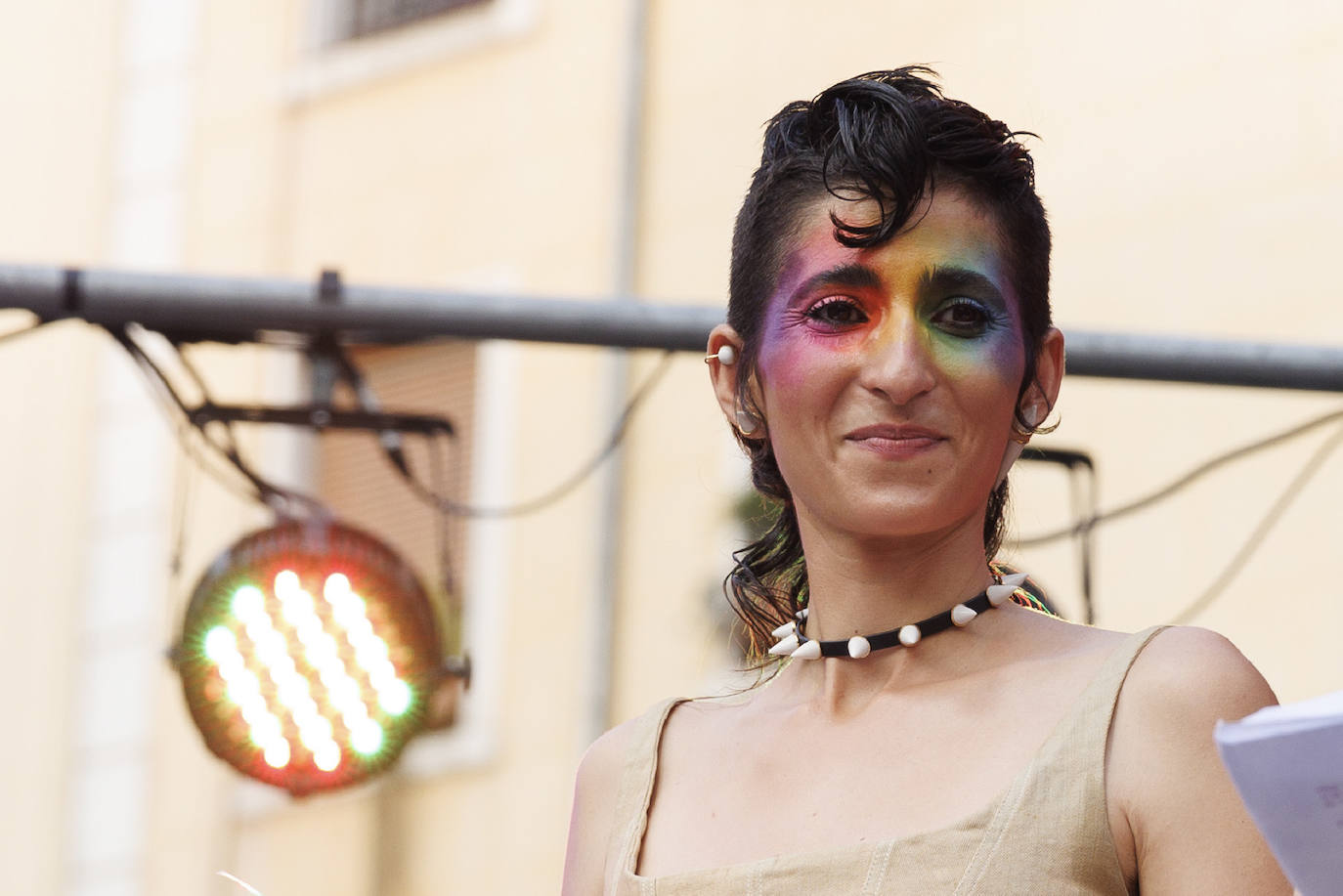 La actriz Alba Flores