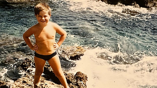 Santiago Segura de pequeño