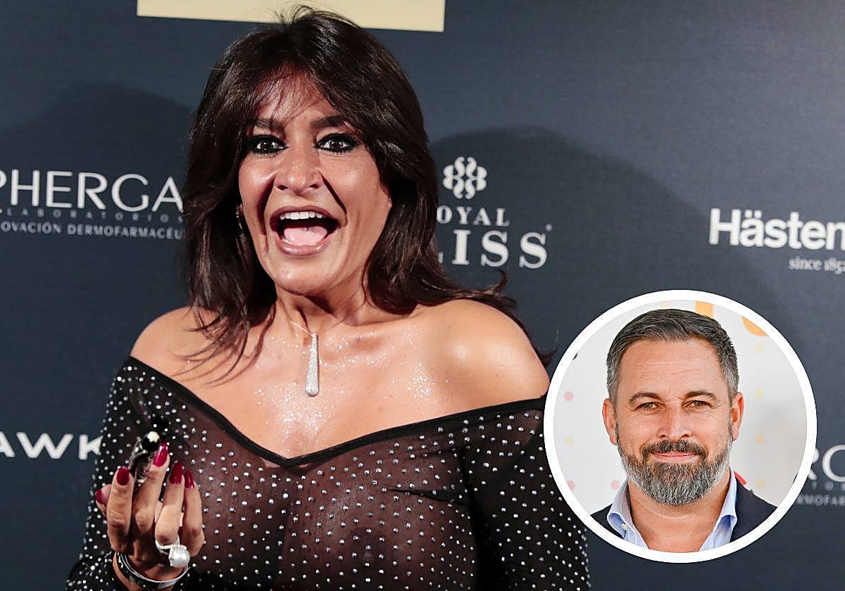 Aida Nizar y Santiago Abascal