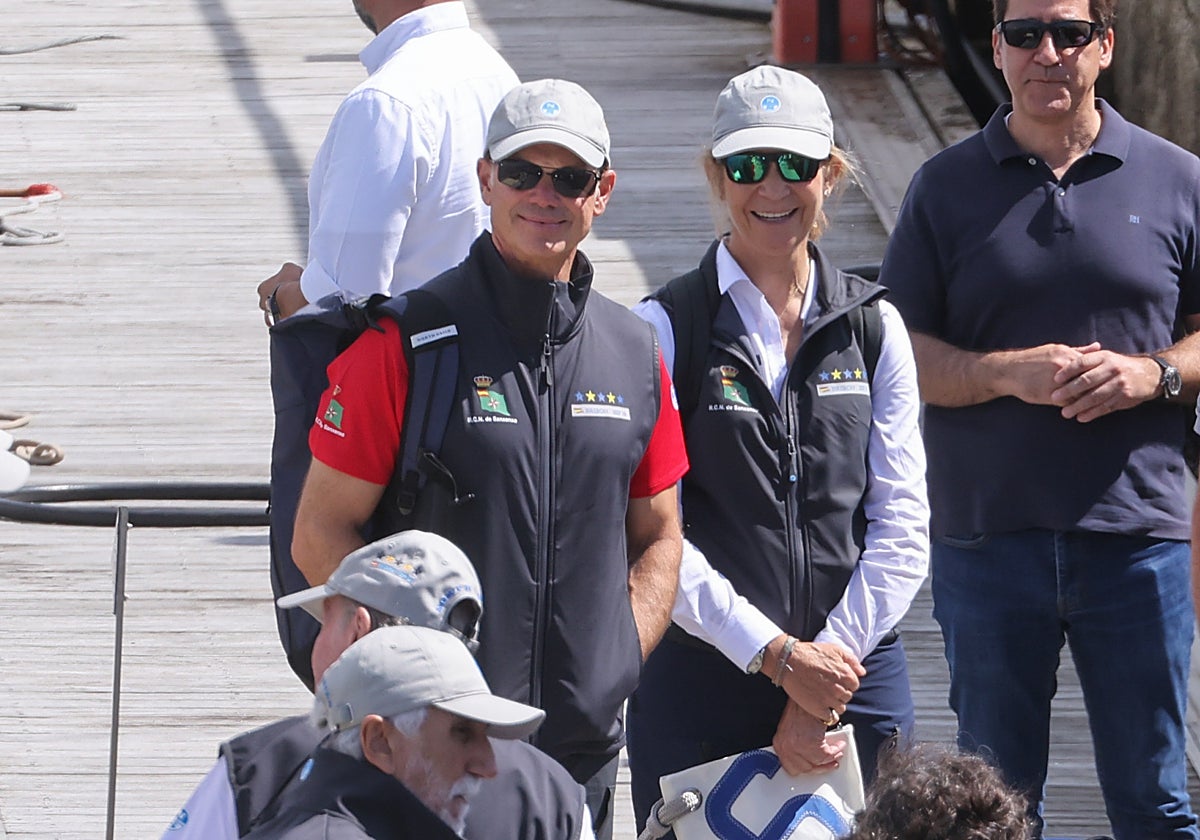 La Infanta Elena en Sangenjo