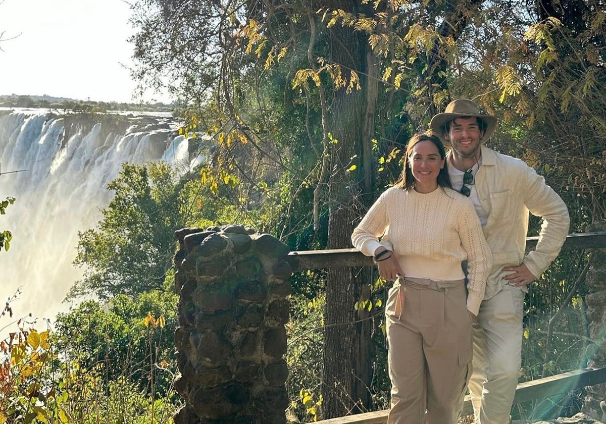 Tamara Falcó e Iñigo Onieva durante su luna de miel en Zambia