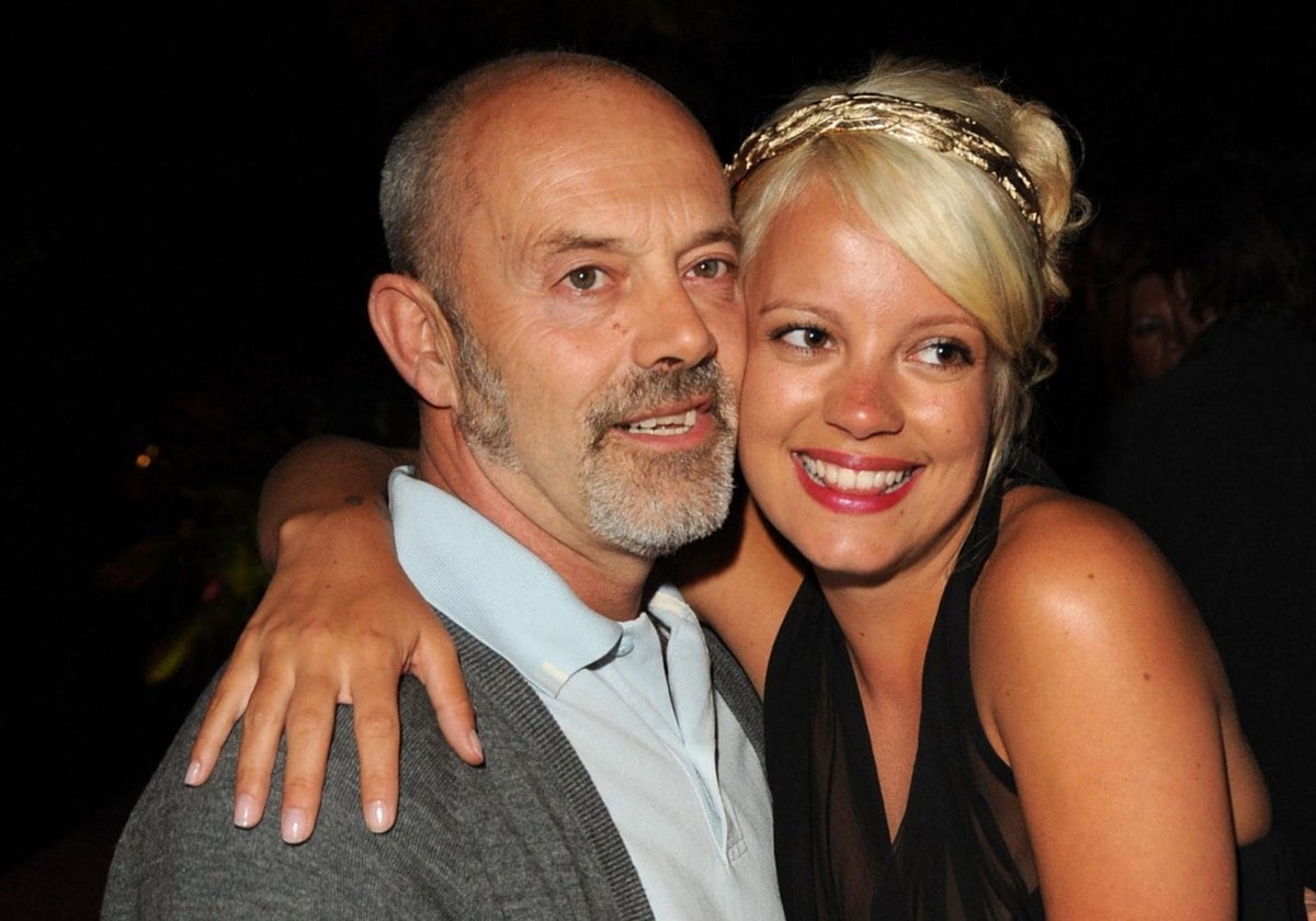 Keith Allen y su hija Lily Allen