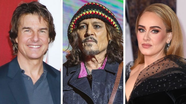 Tom Cruise, Johnny Depp y Adele