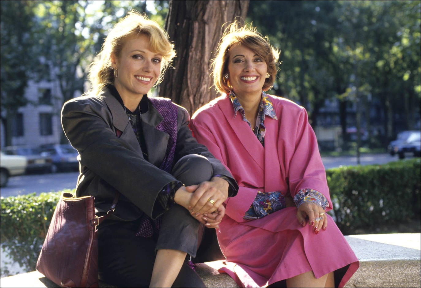 María Teresa Campos con la Silvia Tortosa en 1990