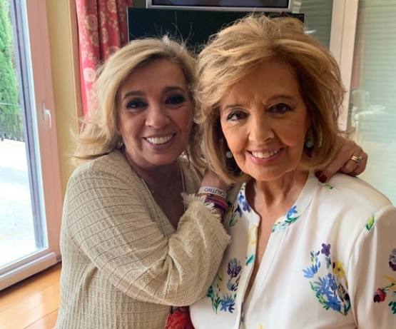 María Teresa Campos con Carmen Borrego