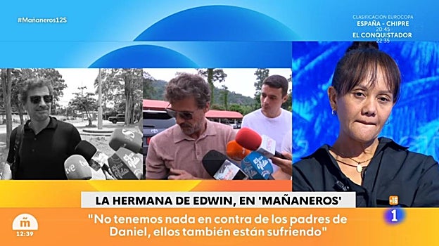 La hermana de Edwin Arrieta se dirige a Rodolfo Sancho: «Si quiere venir a mi casa, nosotros le recibimos»