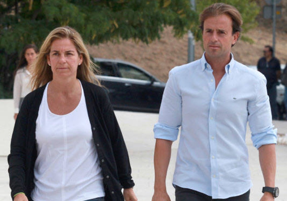 Arantxa Sánchez Vicario y Josep Santacana