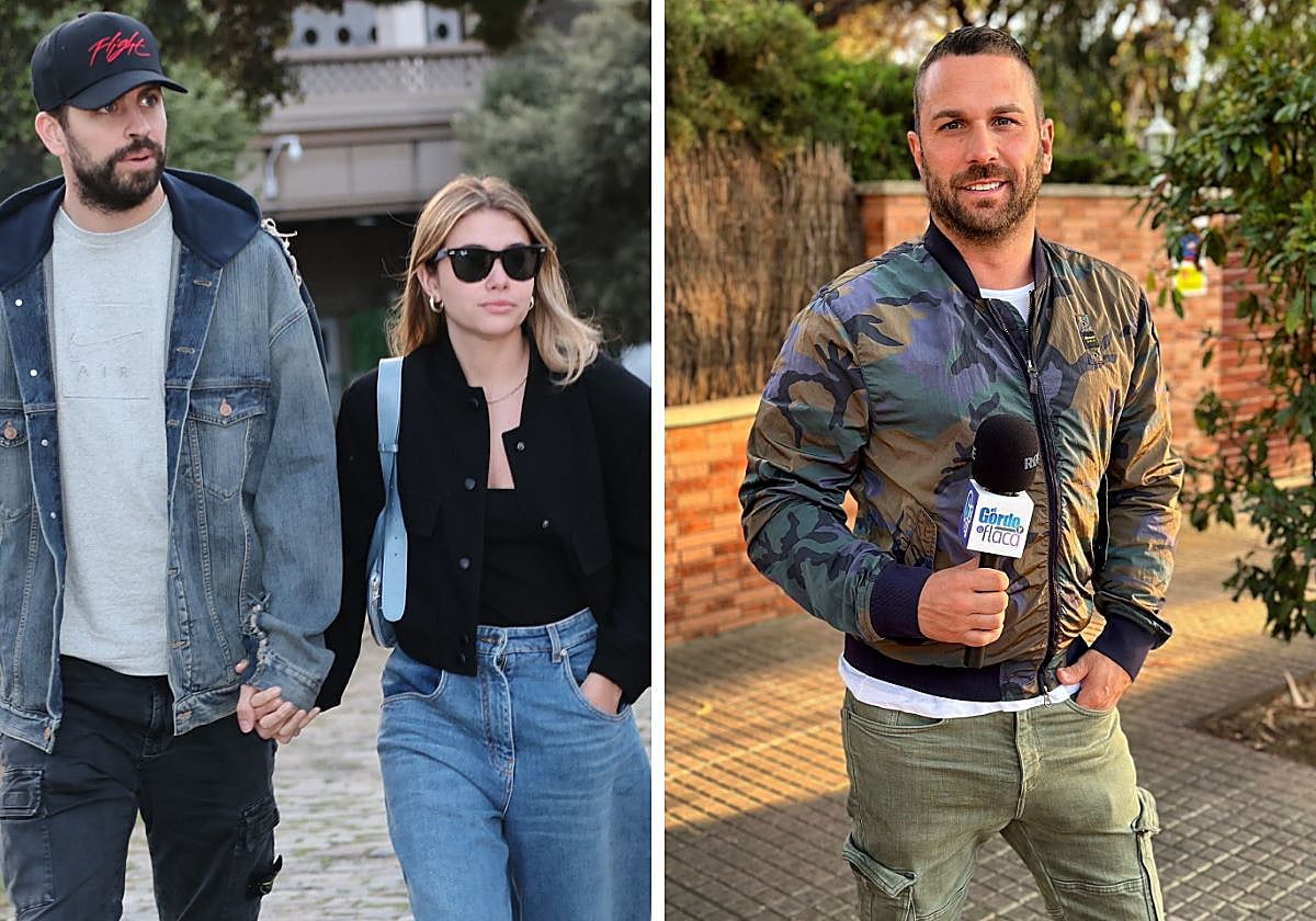 Gerard Pique, Clara Chía y Jordi Martín